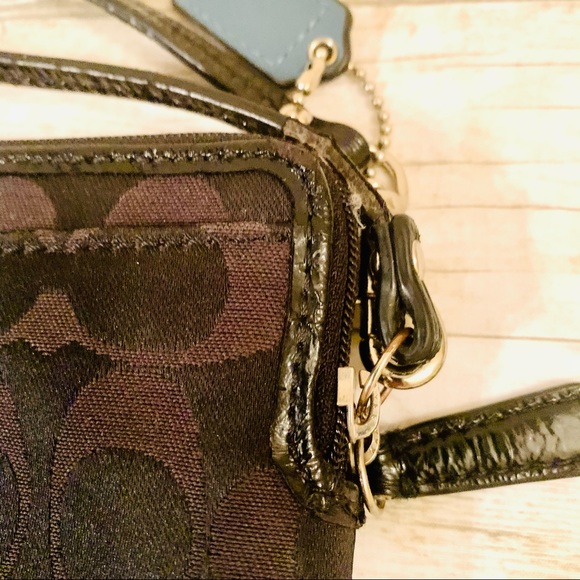 Coach Canvas Wristlet - Black - Picture 9 of 15